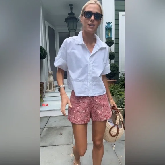 Julia Amory Antibes Top Blanc Medium NWT - Picture 16 of 16